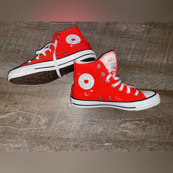 Converse Chuck Taylor All star Y2K Heart Hightop Fever Dream. Rare & New - Picture 7 of 10